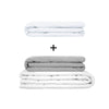 Original therapy blanket - weighted blanket set for adults including 2 covers of choice