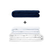 Original therapy blanket - weighted blanket set for adults including 2 covers of choice