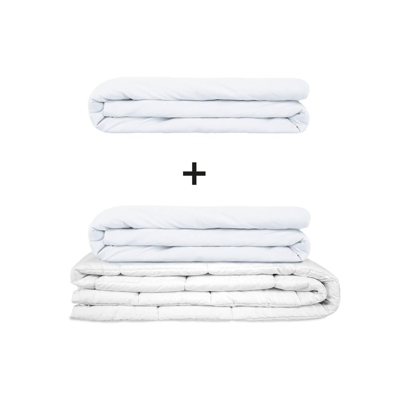 Original therapy blanket - weighted blanket set for adults including 2 covers of choice
