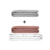 Original therapy blanket - weighted blanket set for adults including 2 covers of choice