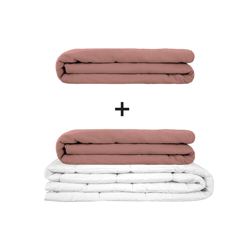 Original therapy blanket - weighted blanket set for adults including 2 covers of choice