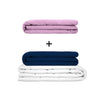 Original therapy blanket - weighted blanket set for adults including 2 covers of choice