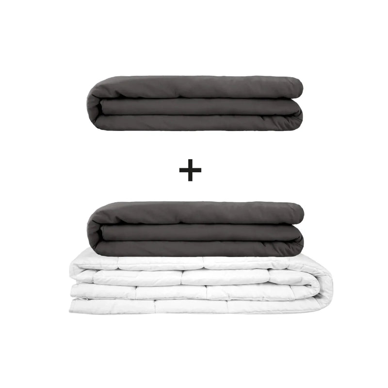Original therapy blanket - weighted blanket set for adults including 2 covers of choice