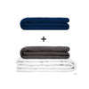 Original therapy blanket - weighted blanket set for adults including 2 covers of choice