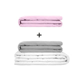 Original therapy blanket - weighted blanket set for adults including 2 covers of choice