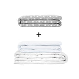 Original therapy blanket - weighted blanket set for adults including 2 covers of choice