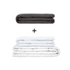 Original therapy blanket - weighted blanket set for adults including 2 covers of choice