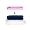 Original therapy blanket - weighted blanket set for adults including 2 covers of choice