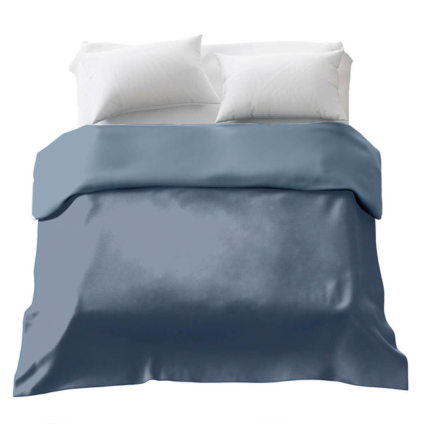 Original therapy blanket - cotton cover in steel blue
