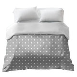 Original therapy blanket - cotton cover in gray with stars