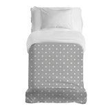 Original therapy blanket - cotton cover in gray with stars