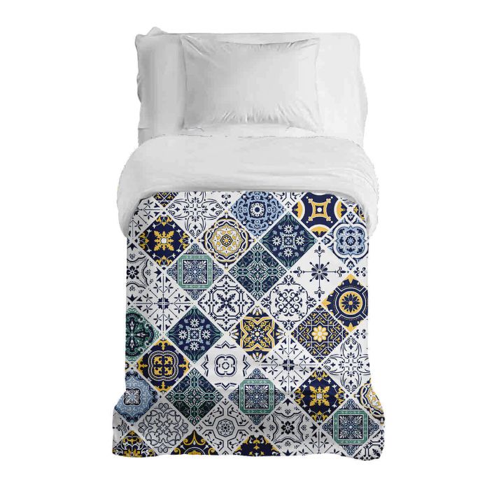 Couverture thérapeutique originale - Housse en coton Carreaux orientaux