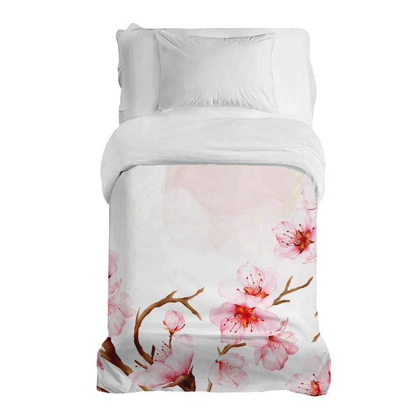 Original therapy blanket - cotton cover large cherry blossoms