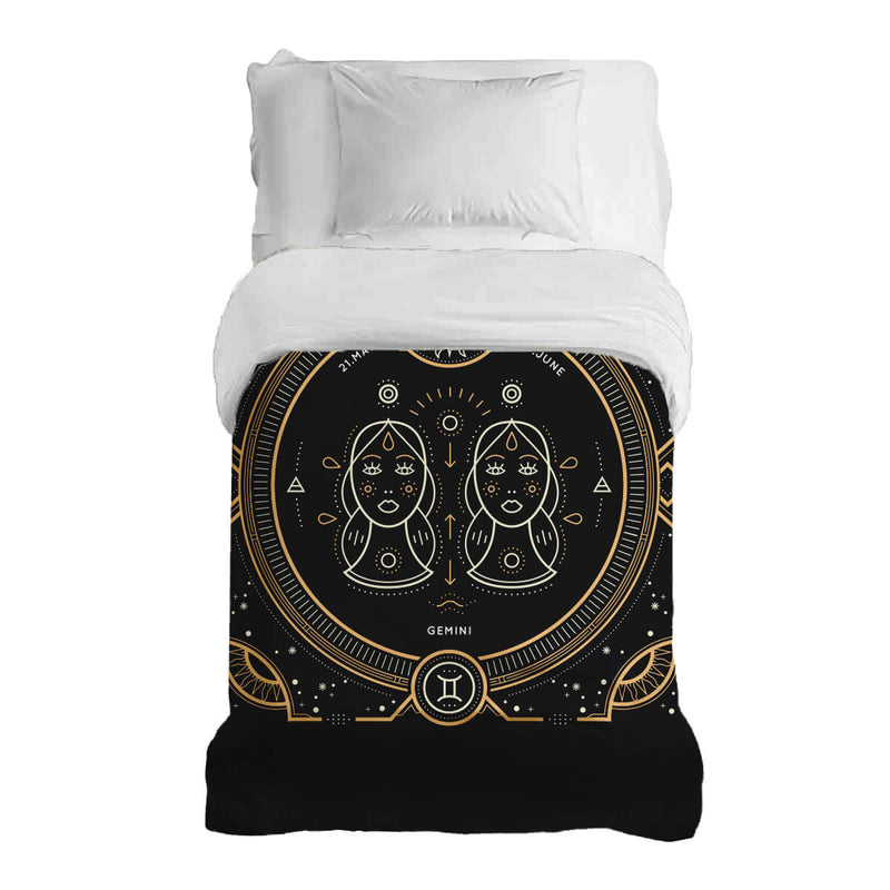 Original therapy blanket - cotton cover zodiac sign Gemini