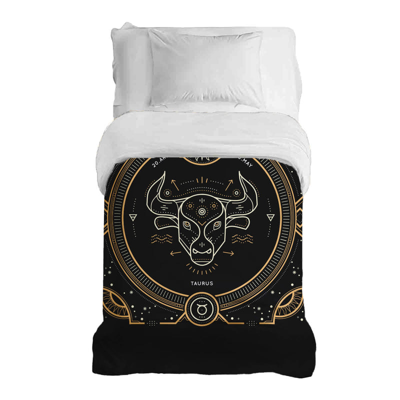 Original therapy blanket - cotton cover zodiac sign Taurus