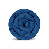 Original therapy blanket - cotton cover in blue