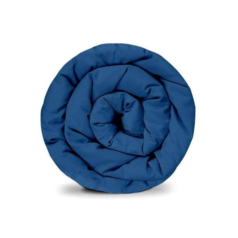 Original therapy blanket - cotton cover in blue