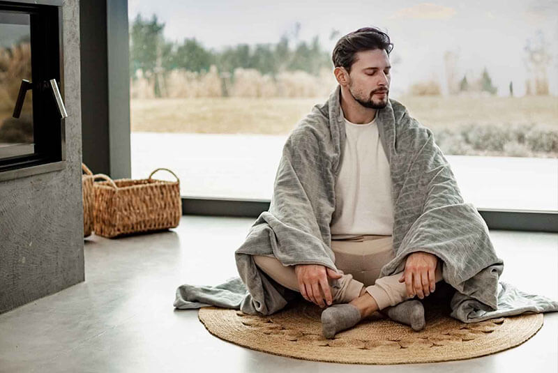 Therapy blankets against stress
