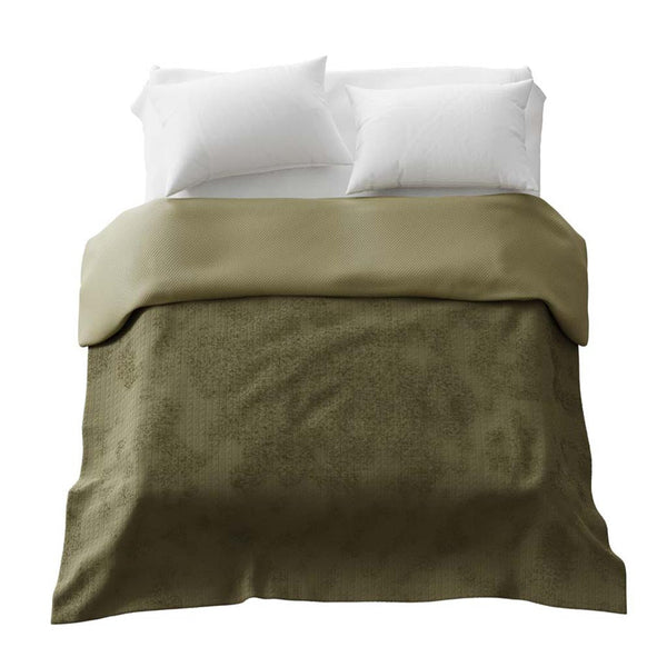 Original therapy blanket - 4-season cover in olive green