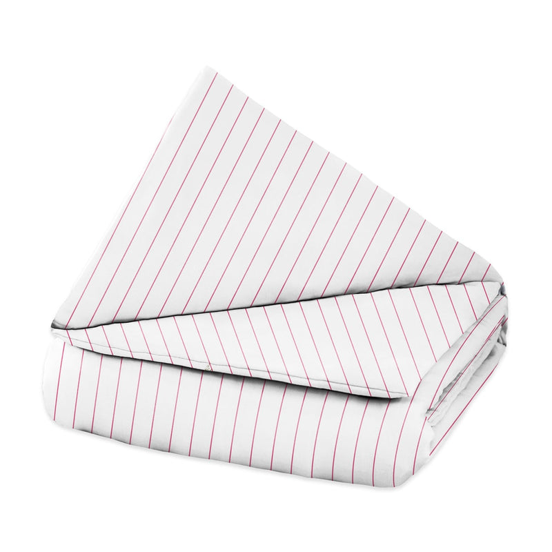 Original therapy blanket - cotton cover in white red with branches