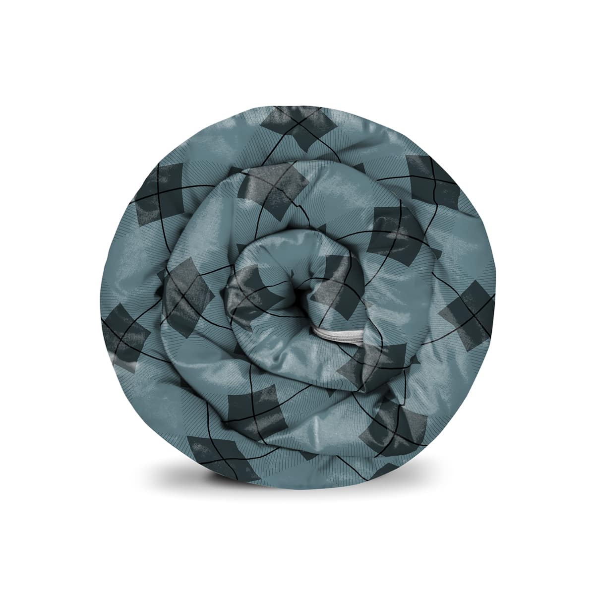 Couverture thérapeutique originale - Housse en coton noir bleu