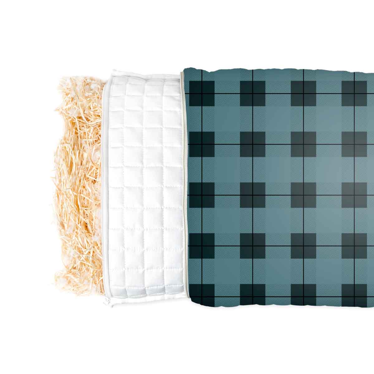 Black Blue Health Pillow for Adults