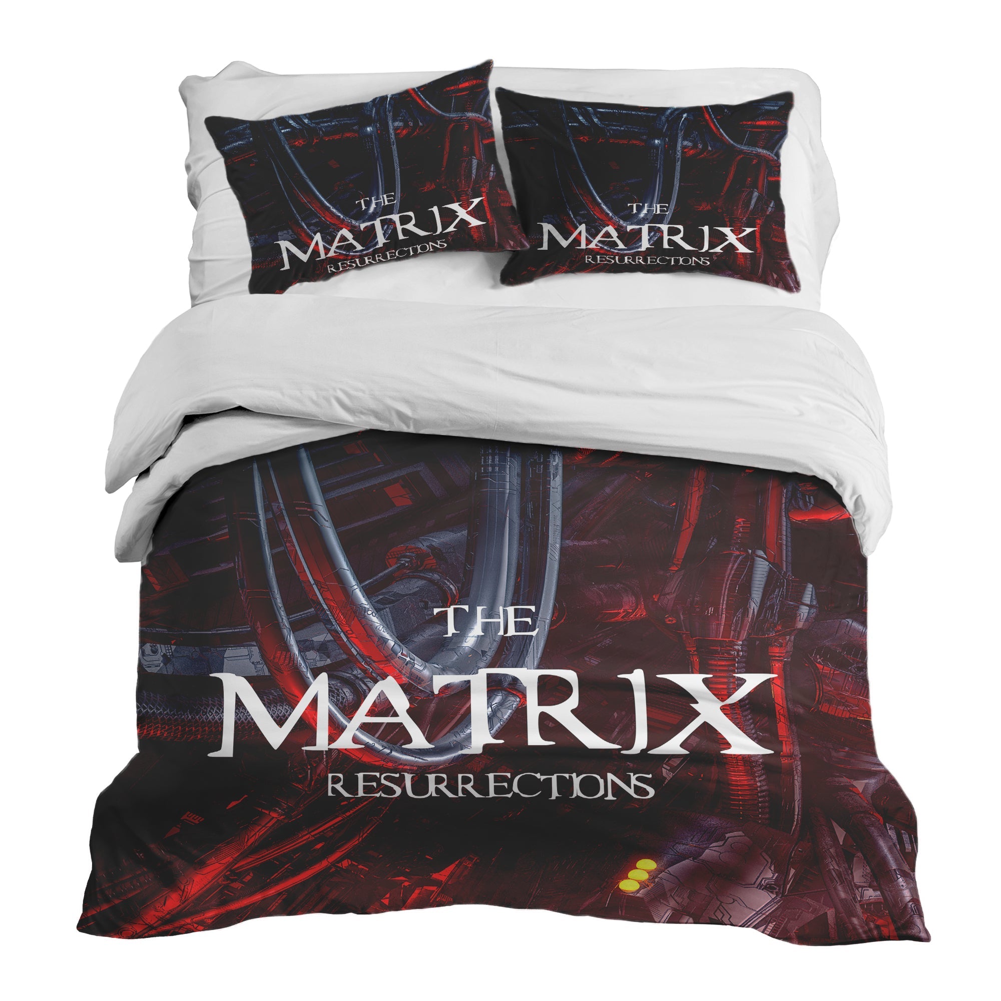 Therapy blankets bedding set red The Matrix