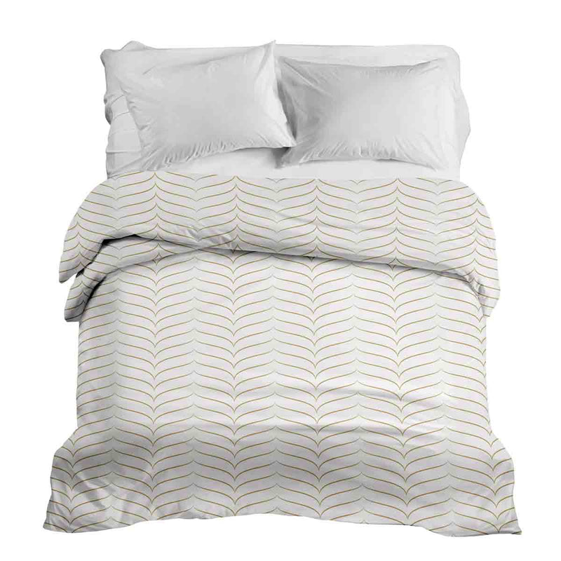 Original therapy blanket - cotton cover with golden V-shape