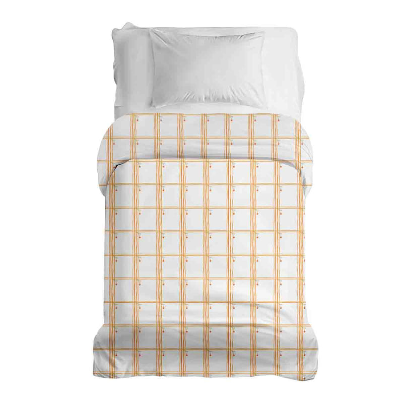 Original therapy blanket - cotton cover yellow checkered