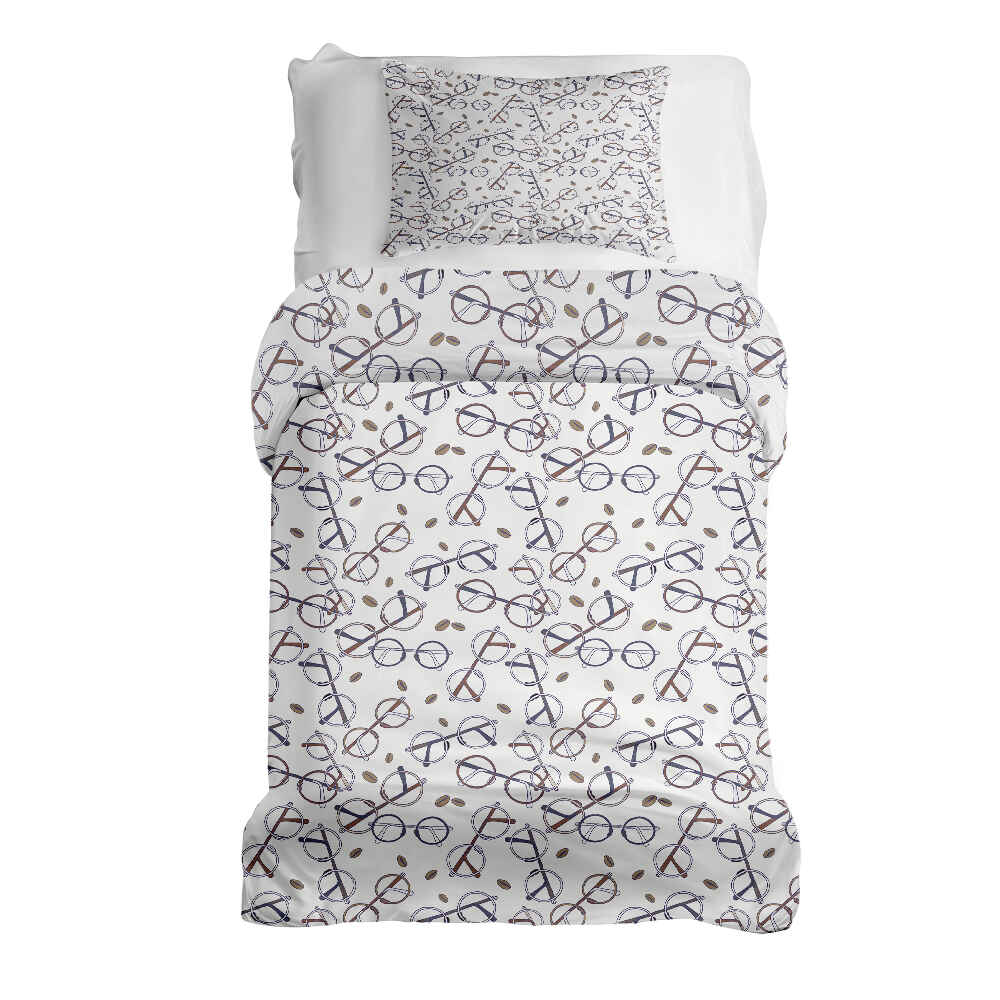 Therapy blankets bedding set with Harry's glasses