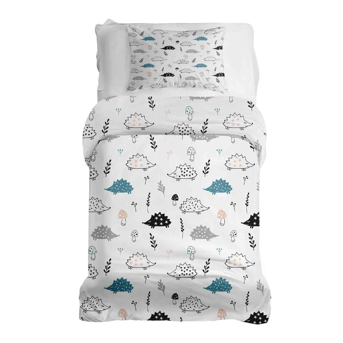 Couette thérapeutique Ensemble de literie blanc avec hérisson