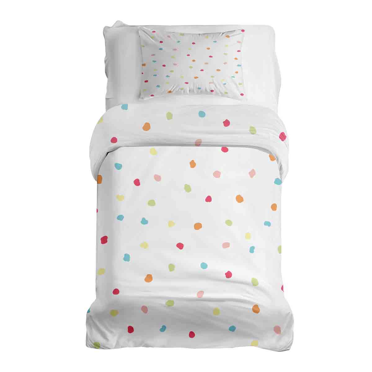 Therapy blankets bedding set dots colorful