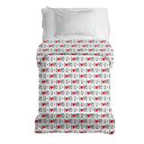 Original therapy blanket - cotton cover white Love U