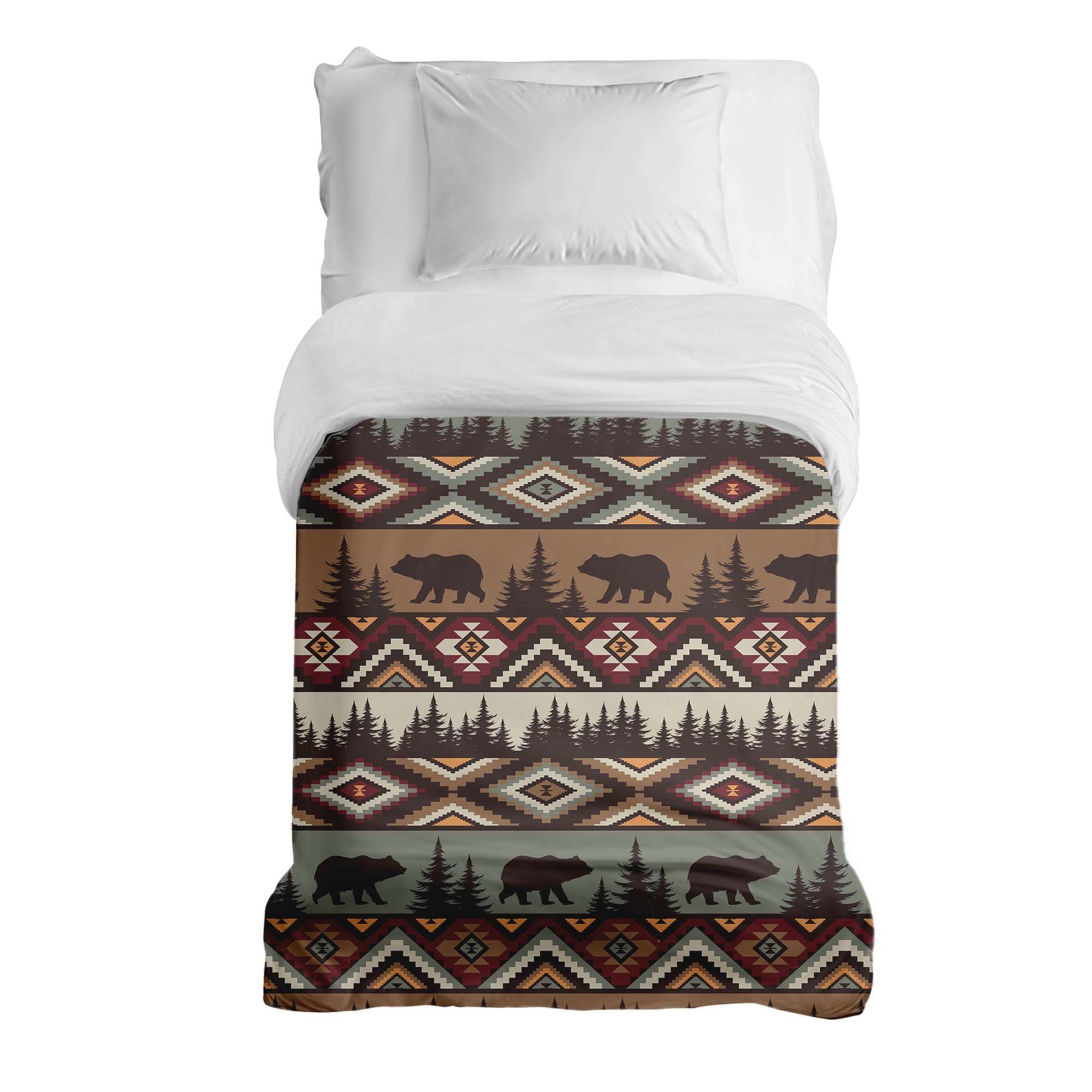 Couverture thérapeutique originale - Housse en coton marron Norvège