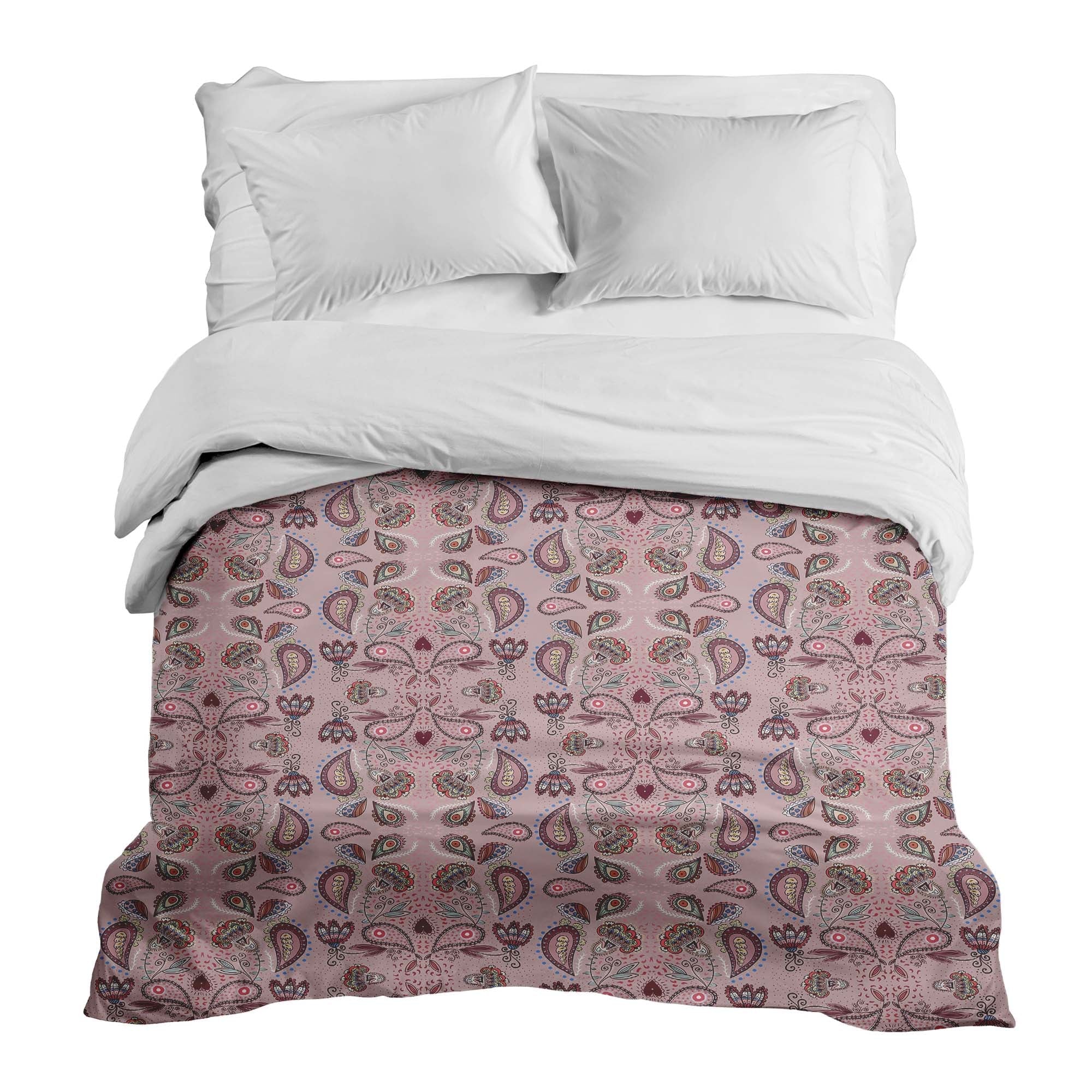 Couverture thérapeutique originale - Housse en coton Mandala rose