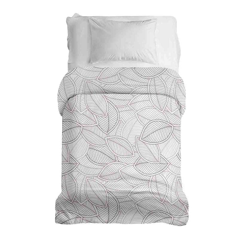 Original therapy blanket - cotton cover with gray palm leaves
