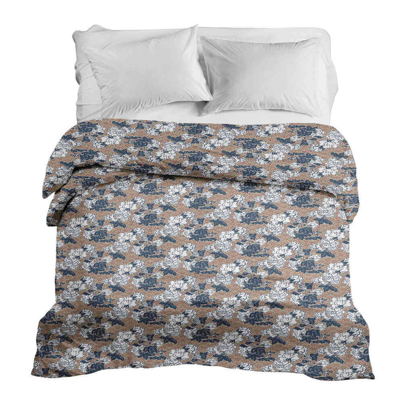Original therapy blanket - cotton cover with flowers