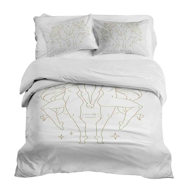 Therapy blanket and bedding set, Gemini constellation.