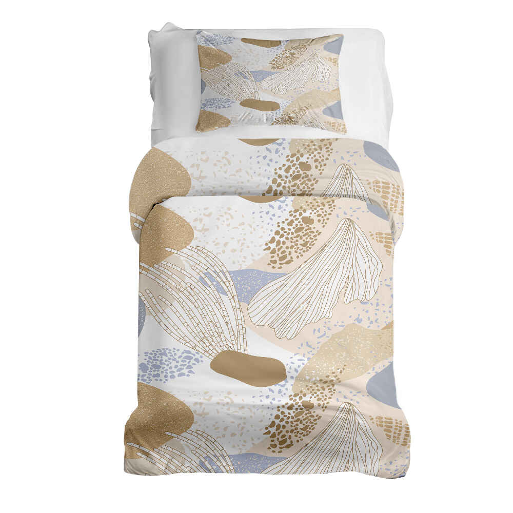 Therapy blankets bedding set sea anemone gold