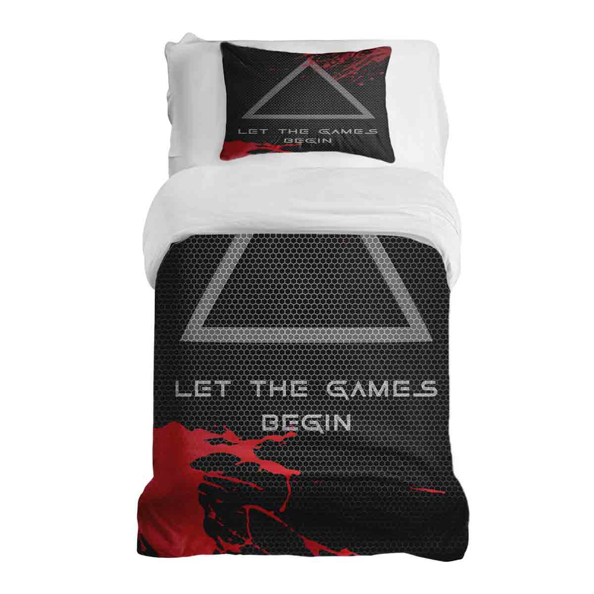 Ensemble de literie avec couverture thérapeutique noir Games