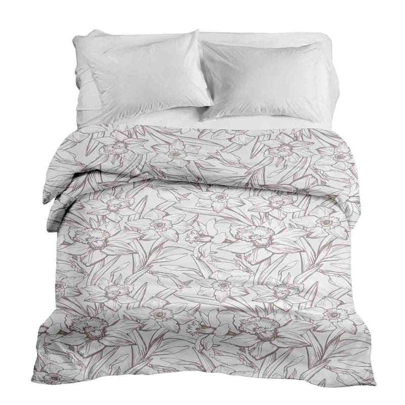Original therapy blanket - cotton cover with daffodils