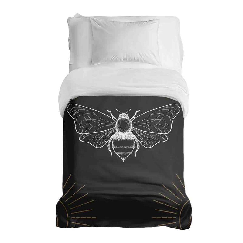 Original therapy blanket - cotton cover black with moth