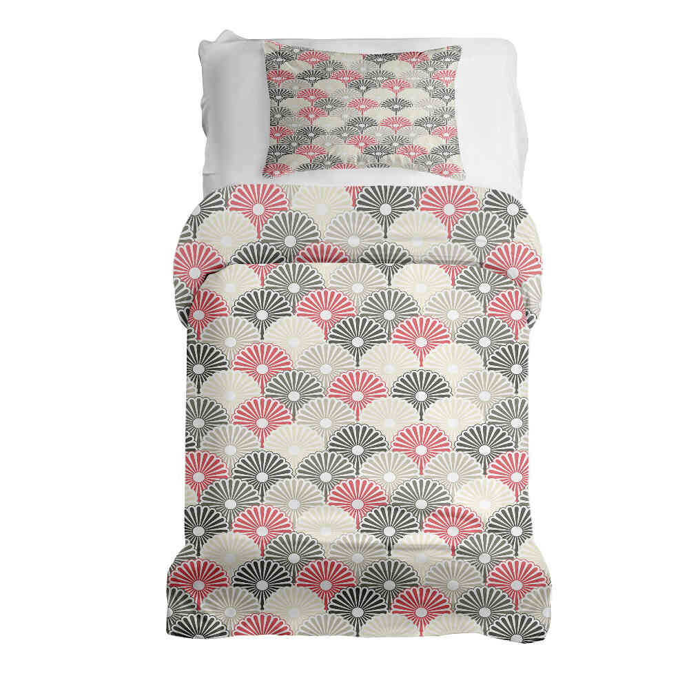 Couette de thérapie Ensemble de linge de lit fleurs abstraites colorées