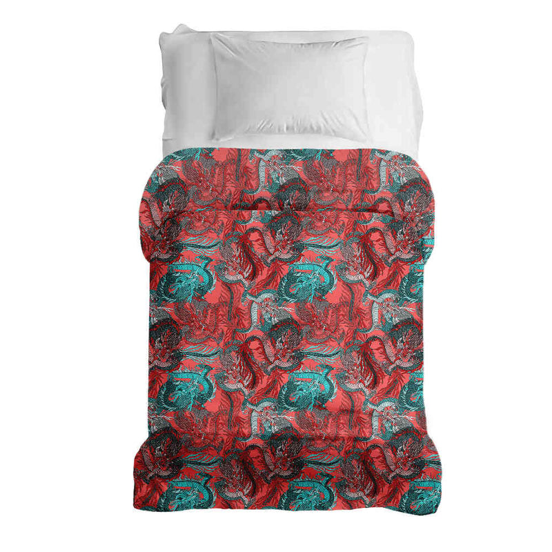 Original therapy blanket - cotton cover abstract red