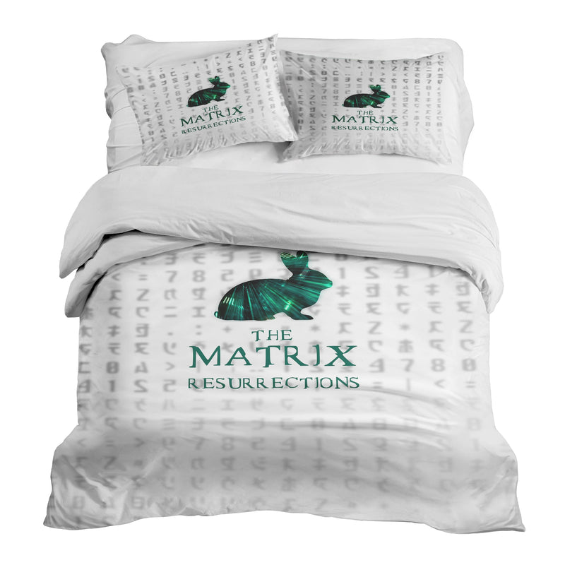 Therapy Blanket Bedding Set White Matrix
