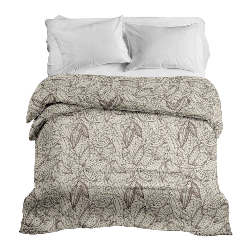 Couverture thérapeutique originale - Housse en coton plante de cacao