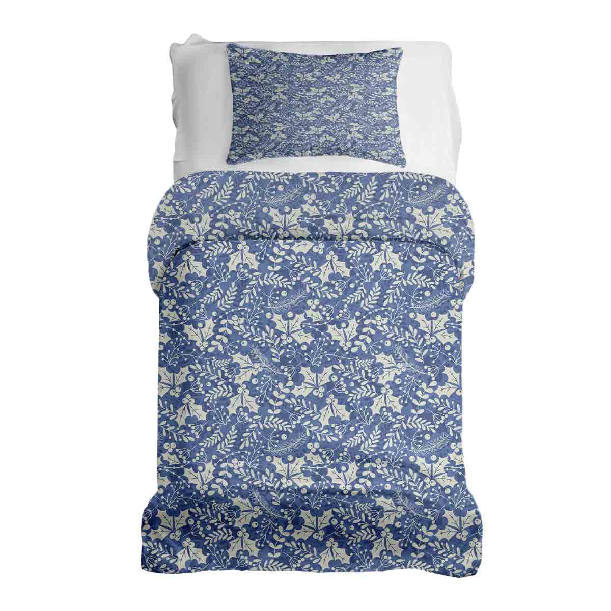 Therapy blankets bedding set blue Christmas