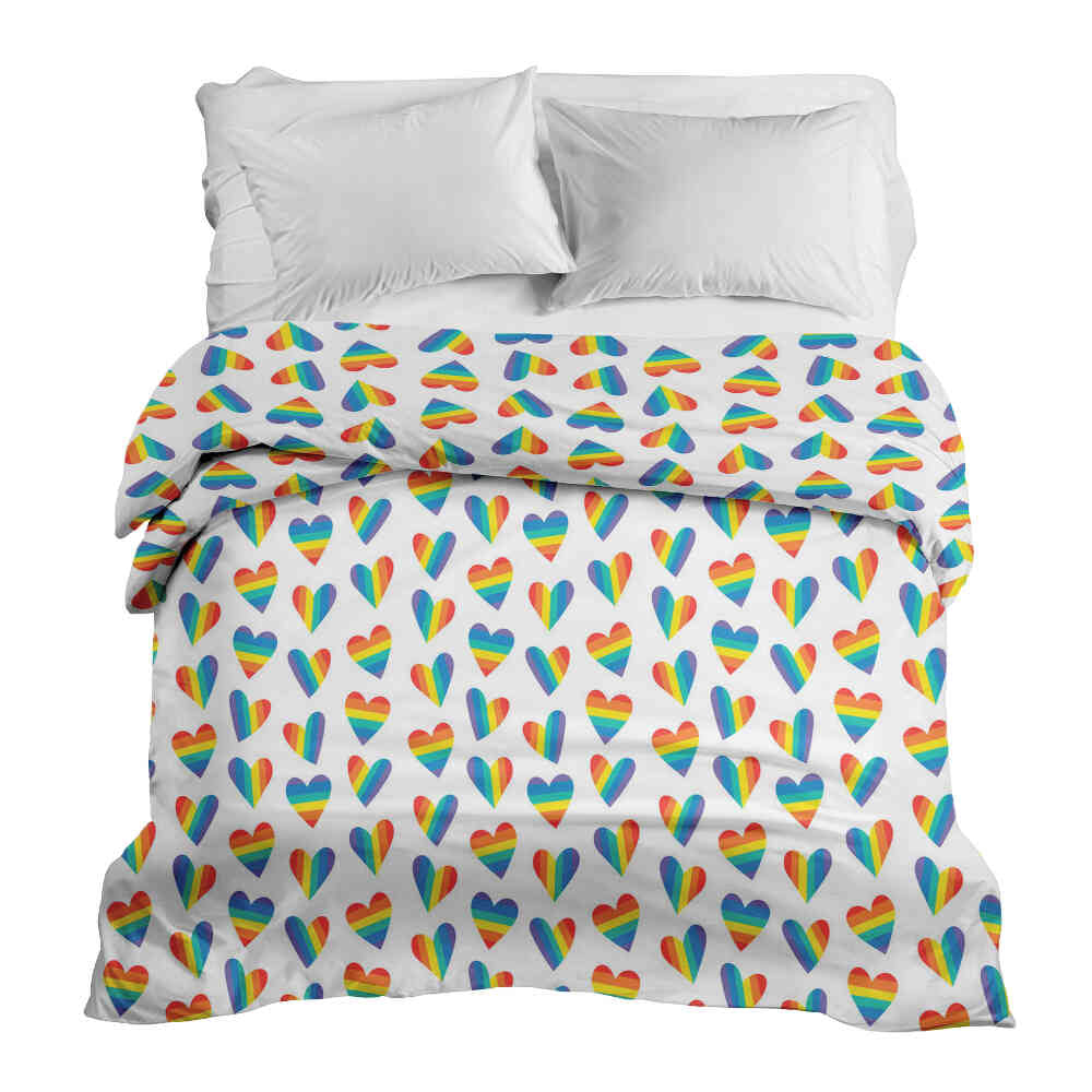 Couverture thérapeutique originale - Housse en coton LOVE IS LOVE