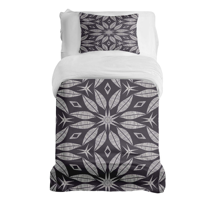 Therapy blanket bedding set with large flower