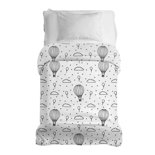 Original therapy blanket - cotton cover hot air balloons